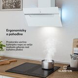Klarstein BigBite poševna kuhinjska napa | način odsesavanja in recirkulacije zraka | varnostno steklo | 417 m³/h | 60 cm | Shoptok.si