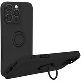 AVIZAR Ohišje za iPhone 16 Pro Bague Support Silikonsko prilagodljivo, Črna, (5000015847) | Shoptok.si