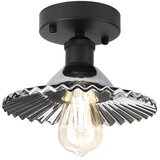  plafonski luster trish 1xE27/15W/230V crna/zadimljena crna | Eponuda.com