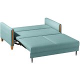 Niels Andersson ZOFA S POSTELJNO FUNKCIJO, modra, barve bukve les, tekstil | Shoptok.si