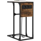 vidaXL Nočna omarica Dimljeni hrast 41.5 x 26 x 60.5 cm | Shoptok.si