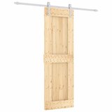 Furnova Drsna vrata s kompletom vodil 70x210 cm trdna borovina, (21944797) | Shoptok.si