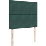 vidaXL Otomanski krevet s madracima tamnozeleni 120x200 cm baršunasti | shoptok.hr