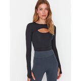 Trendyol ženski top TWOAW22BZ0481, Antracit / Siva | Eponuda.com