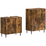  Set kupaonskih ormara od 2 dijela HAARLEM Dimljeni hrast | shoptok.hr