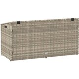  Vrtna kutija za pohranu svijetlosiva 110x50x58 cm od poliratana | Eponuda.ba