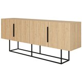 Marckeric Niska komoda u dekoru hrasta u prirodnoj boji 200x80 cm Titan – Cijene