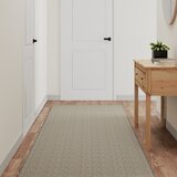 vidaXL Tepih-staza s izgledom sisala srebrna 80 x 300 cm Cijene
