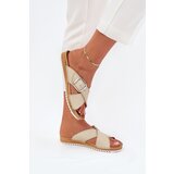 Inblu Women Leather Slippers With Buckle Beige | shoptok.hr
