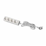  PRIKLJUČNICA PRENOSNA ČETVOROSTRUKA |5M| 3x1.5MM BELA AEPS4G5M00 | ePonuda.com