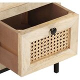  Komoda 60x35x70 cm trden mangov les in naravni trst | Shoptok.si