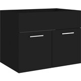 vidaXL Set kupaonskog namještaja od iverice crni | shoptok.hr