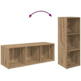  Set TV komoda Zidne 2 pcs Umjetnički hrast 37 x 35 x 107cm | shoptok.hr