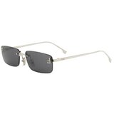 Fendi First Crystal Yellow Rectangular Sunglasses ONE SIZE (54) Zlata/Siva Cene