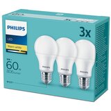  Set 3x LED sijalica Philips E27/9W/230V 2700K Cene