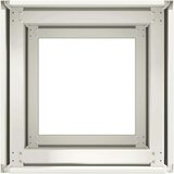 vidaXL Sadilnik Bela 40x40x80 cm Hladno valjano jeklo | Shoptok.si