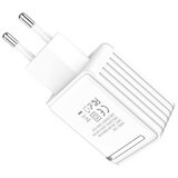 hoco. Zidni USB punjač C39A dual-port Beli | Eponuda.com