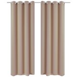 Furnova Zatemnitvena zavesa s kovinskimi obročki 270x245cm kremne barve, (21917901) | Shoptok.si