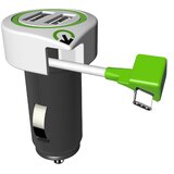 q2power Auto punjač, Dual USB, 3.1A, type C konektor, Triple USB Car Charger C | Eponuda.ba