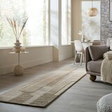Flair Rugs Sivo-bež ručno rađena vunena staza 80x300 cm Lira – | shoptok.hr