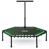 Neo-Sport fitness trampolin s ručkom 127 cm – šesterokutni, zeleni | shoptok.hr