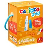 Carioca Baby 24-delni komplet pralnih flomastrov - Cene