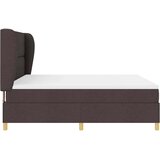  Krevet s opruga kutije Tamno smeđa 200 x 180 cm tkanina | shoptok.hr