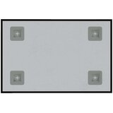 vidaXL Zidna magnetna ploča crna 40 x 30 cm od kaljenog stakla | shoptok.hr