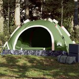  The Living Store Šotor za kampiranje za 2 osebi zelen za hitro postavitev - Šotor Za Kampiranje, (21486702) Cene