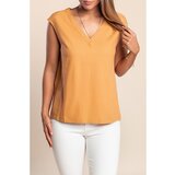 Fenzy Top Brez Rokavov, Gorčična | Shoptok.si