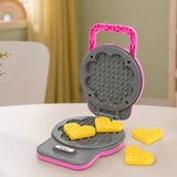 KITCHEN Set Waffle Maker Mixer Interchangeable Tips Lights Sounds Pink | shoptok.hr