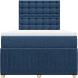  Krevet s oprugama i madracem plavi 120 x 190 cm od tkanine | shoptok.hr