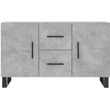  Komoda siva boja betona 100x36x60 cm od konstruiranog drva | shoptok.hr