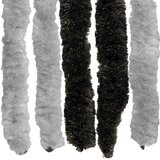  Zavjesa protiv insekata Chenille Siva i crna 56 x 200 cm | shoptok.hr