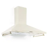 Victoria 90, napa, 90 cm, retro oblika, 644,5 m³/h, 2 LED luči