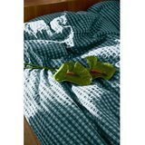 JUNA Zelena/modra enojna podaljšana posteljnina iz krepa 140x220 cm Bæk&Bølge – | Shoptok.si