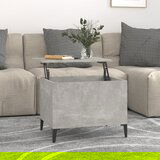 The Living Store Klubska mizica betonsko siva 60x44,5x45 cm inženirski les - Klubska Mizica, (21421431) | Shoptok.si
