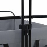  Sklopiva ručna kolica Siva 94 x 53 x 99 cm Oxford tkanina | Eponuda.com