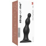 Strap-On-Me Beads M - dildo z biseri in nogami (črn) | Shoptok.si