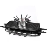 Schneider PK-RF120 Raclette/Fondue 12 Pfännchen, 1600 Watt,