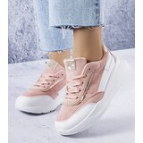 Gemre Pink eco-suede sneakers Dupuis | Shoptok.si