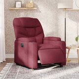 Maison Chic Električni naslanjač - Relax naslanjač vinsko rdeče blago, (22061169) | Shoptok.si