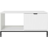  Kava Stol Visoki sjaj bijela 90 x 49 x 46 cm Konstruirano drvo | shoptok.hr