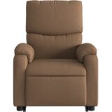  Naslonjač na podizanje od tkanine smeđi | shoptok.hr