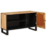 TV ormar s pohranom Smeđa 80 x 31 5 x 46 cm Čvrsto drvo manga | shoptok.hr