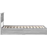 Postelja s shranjevanjem z vzglavjem Siva Sonoma 75 x 190 cm, (5000106040) | Shoptok.si