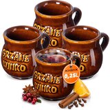 KADAX vrčki za kuhano vino 250 ml keramični vrčki darilni set 4 kosov, (5000351576) | Shoptok.si