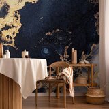 Foto tapeta - Marble and Garnet - Abstract Textured Pattern Inspired by a Starry Sky 250x175 Standard | shoptok.hr