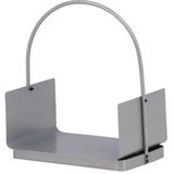 Venture Home Godoma košara za vatru 30 × 49 × 42 cm, srebrna | shoptok.hr