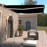  Tenda na ručno uvlačenje s LED svjetlima 300 x 250 cm antracit Cijene